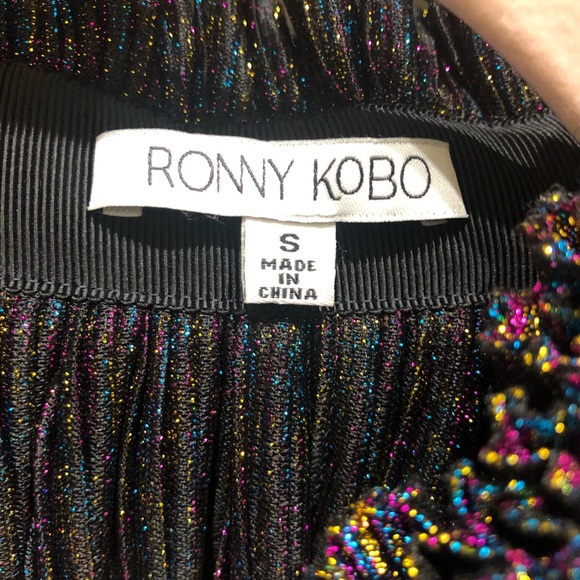 Ronny lobby metallic sparkle top - Picture 4 of 4